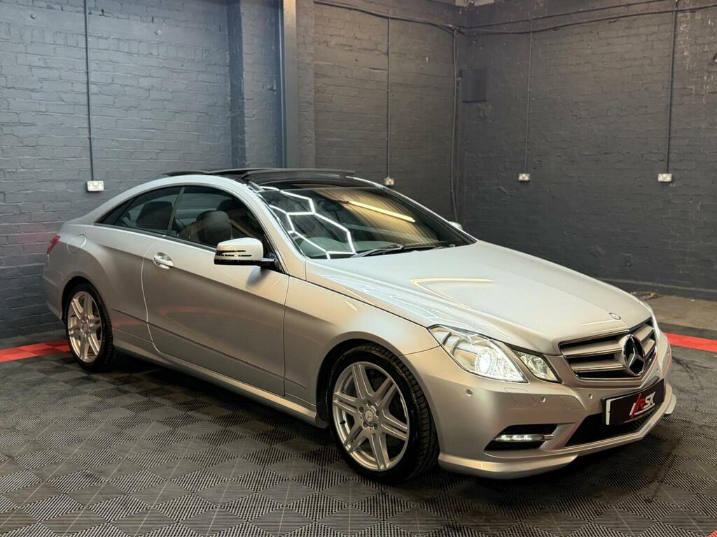 Mercedes-Benz E Class Coupe 3.0 E350 Cdi V6 Blueefficiency Sport G-troni Silver #2