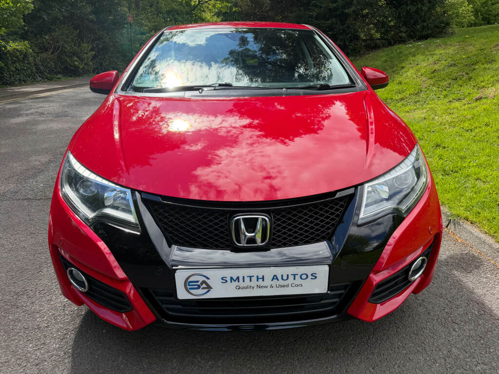 Honda Civic 1.6 I-dtec Se Plus Red #6