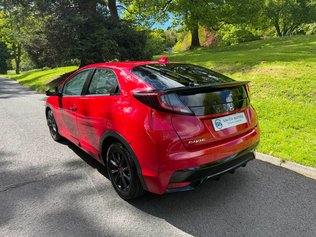 Honda Civic 1.6 I-dtec Se Plus Red #5