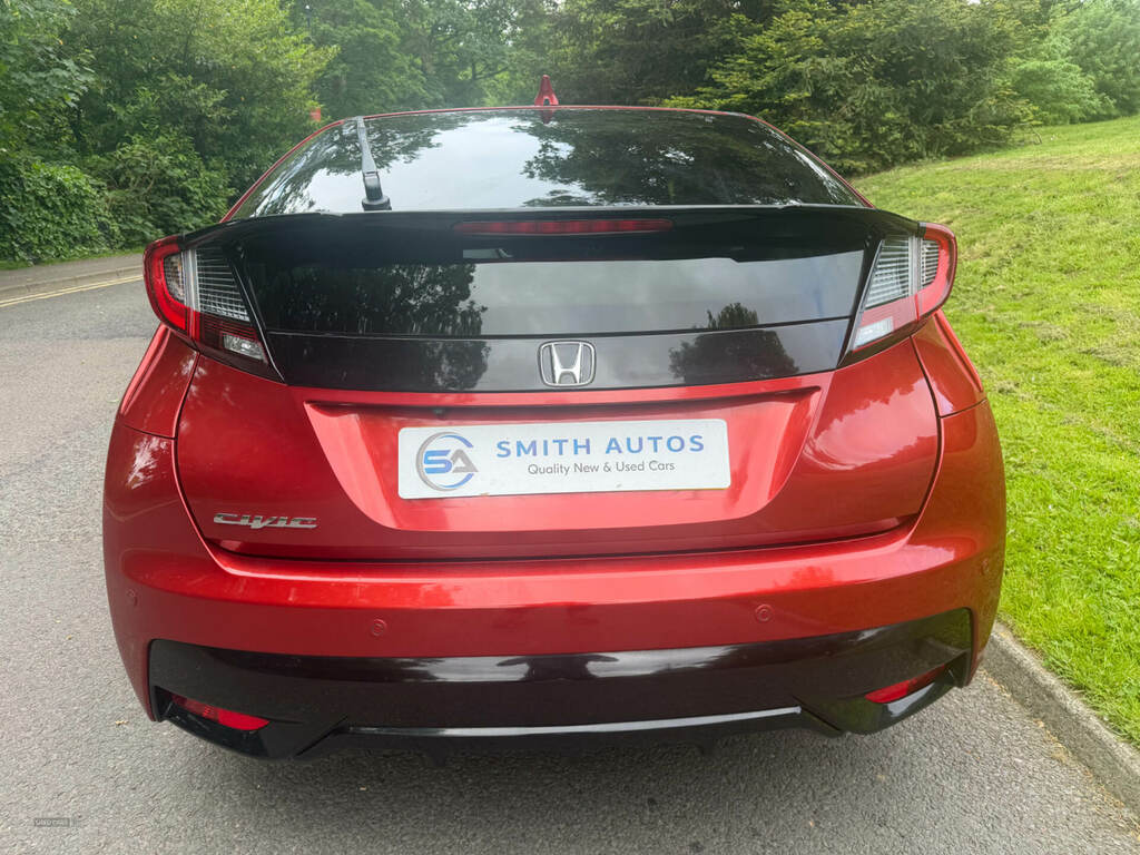Honda Civic 1.6 I-dtec Se Plus Nav ST17LVX Red #4