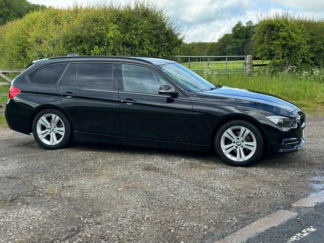 BMW 3 Series 320D Ed Sport Touring YD17DLN Black #4