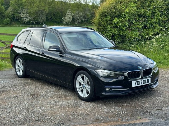 BMW 3 Series 320D Ed Sport Touring YD17DLN Black #2