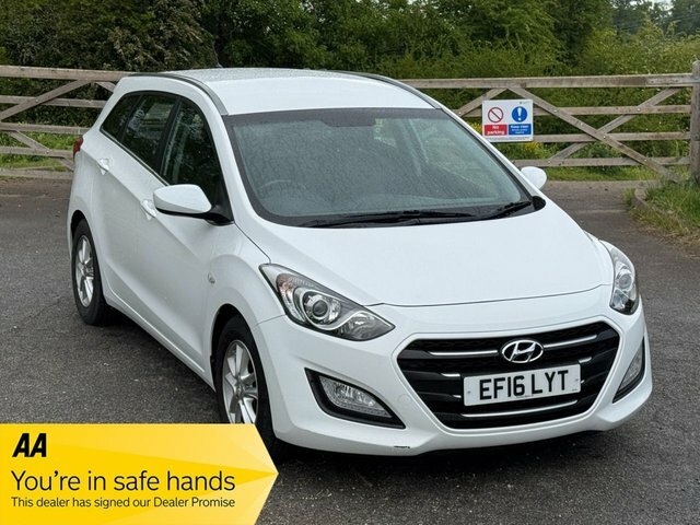 Hyundai I30 Crdi Blue Drive Se White