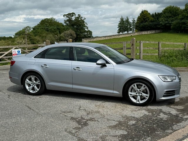 Audi A4 Tdi Ultra Sport Saloon CV67YYK Silver #4