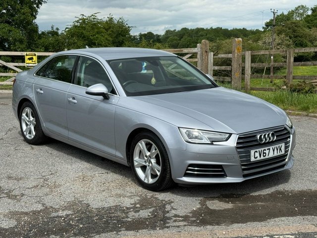 Audi A4 Tdi Ultra Sport Saloon CV67YYK Silver #2