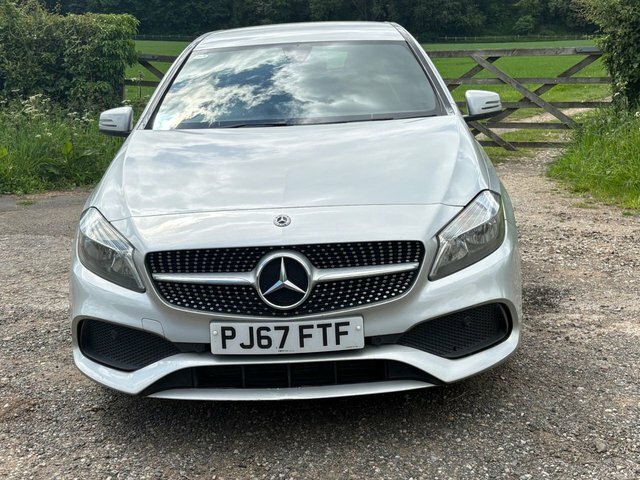 Mercedes-Benz A Class A200d Amg Line Hatchback PJ67FTF Silver #2