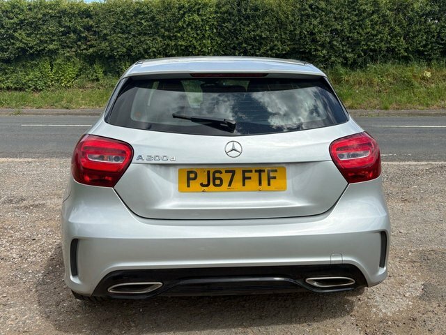Mercedes-Benz A Class A200d Amg Line Hatchback PJ67FTF Silver #5