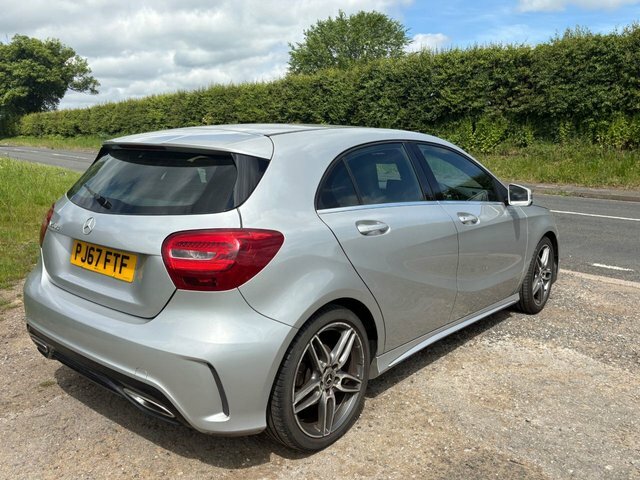 Mercedes-Benz A Class A200d Amg Line Hatchback PJ67FTF Silver #6