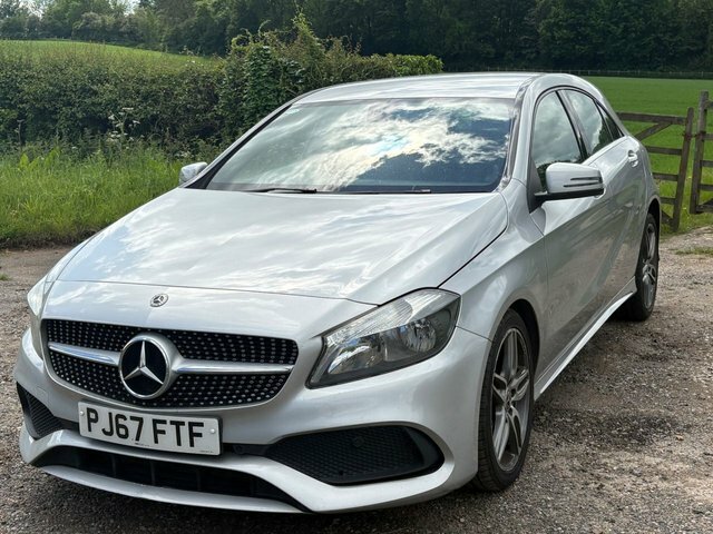 Mercedes-Benz A Class A200d Amg Line Hatchback PJ67FTF Silver #3