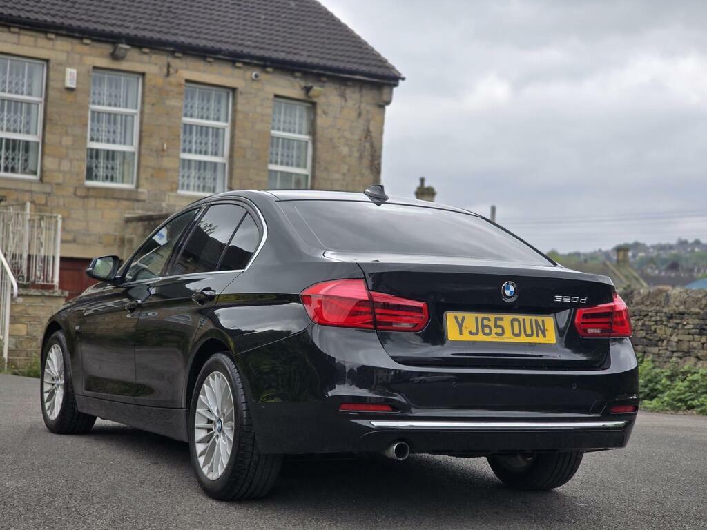 BMW 3 Series 2.0 320D Luxury Saloon YJ65OUN Black #4