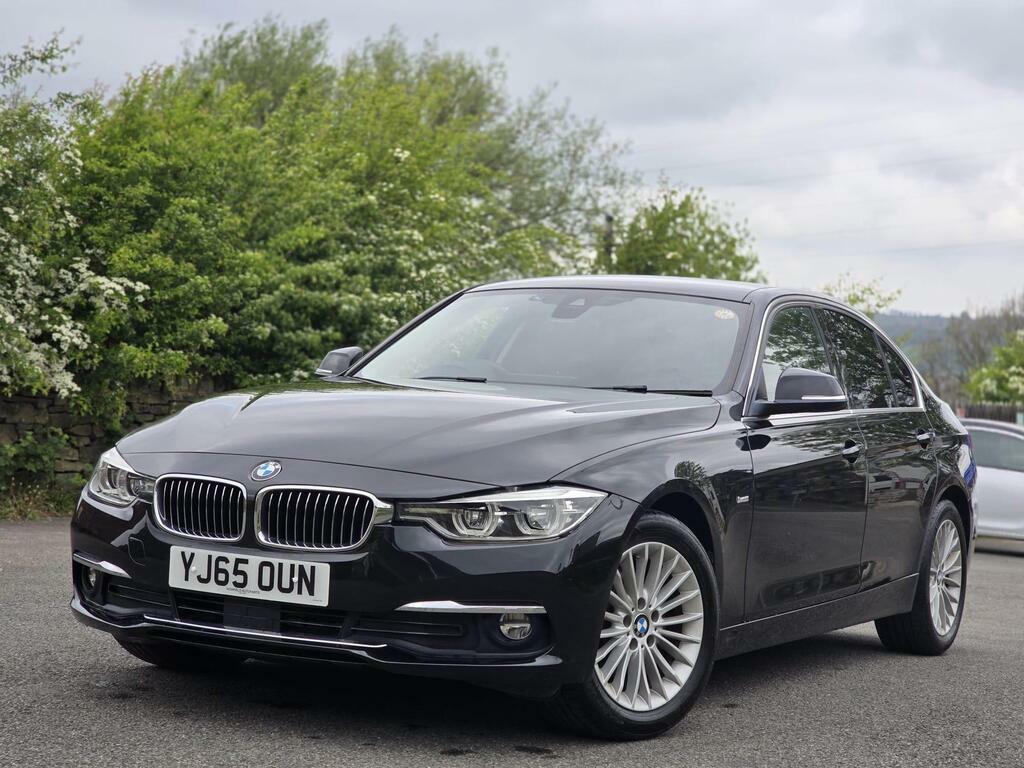 BMW 3 Series 2.0 320D Luxury Saloon YJ65OUN Black #2