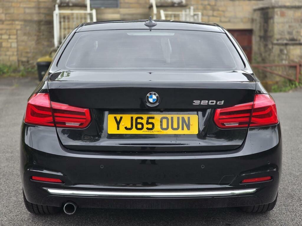 BMW 3 Series 2.0 320D Luxury Saloon YJ65OUN Black #6