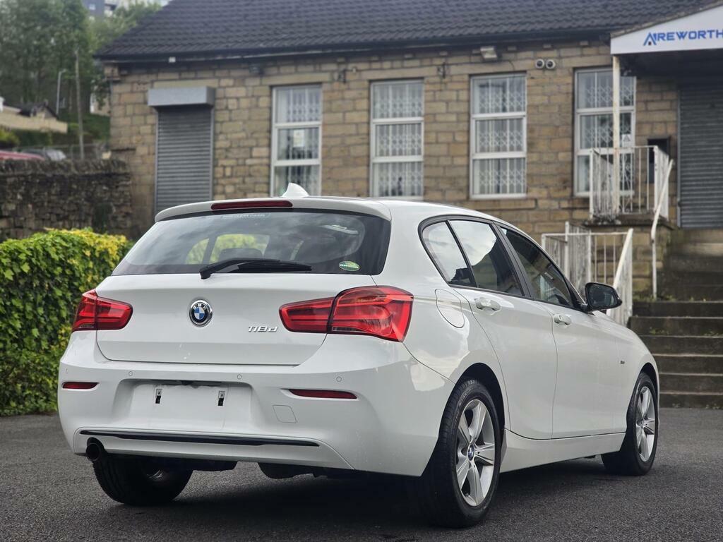 BMW 1 Series 2.0 118D Sport Hatchback  White #4