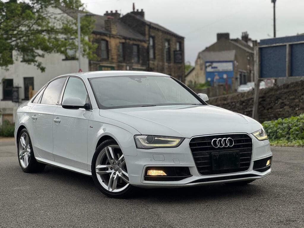 Audi A4 2.0 Tfsi S Line Saloon White #2