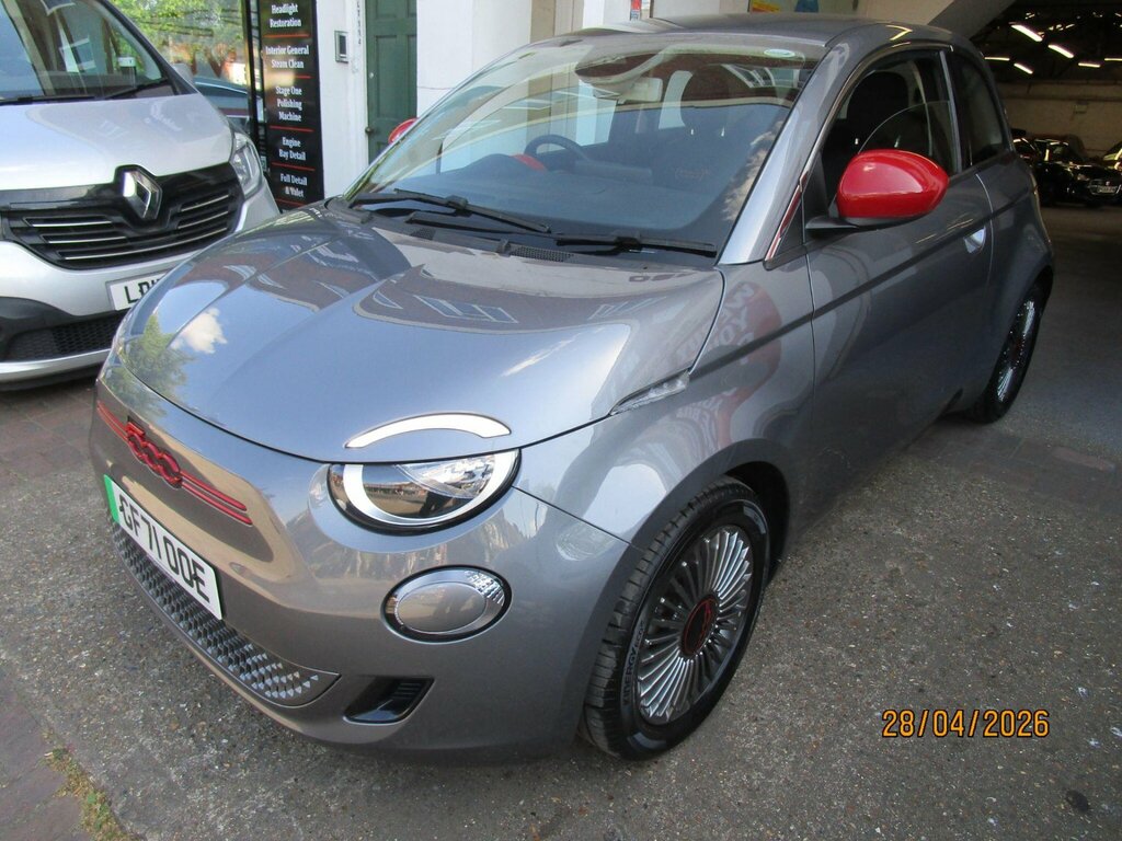 Fiat 500E 42Kwh Red GF71OOE Grey #3