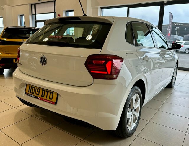 Volkswagen Polo 1.0 Se Hatchback Euro 6 S S 7 ND19DTO White #4
