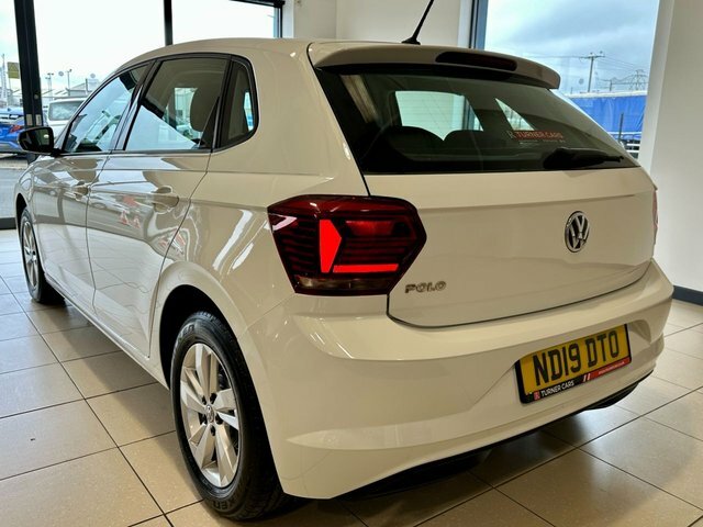 Volkswagen Polo 1.0 Se Hatchback Euro 6 S S 7 ND19DTO White #6