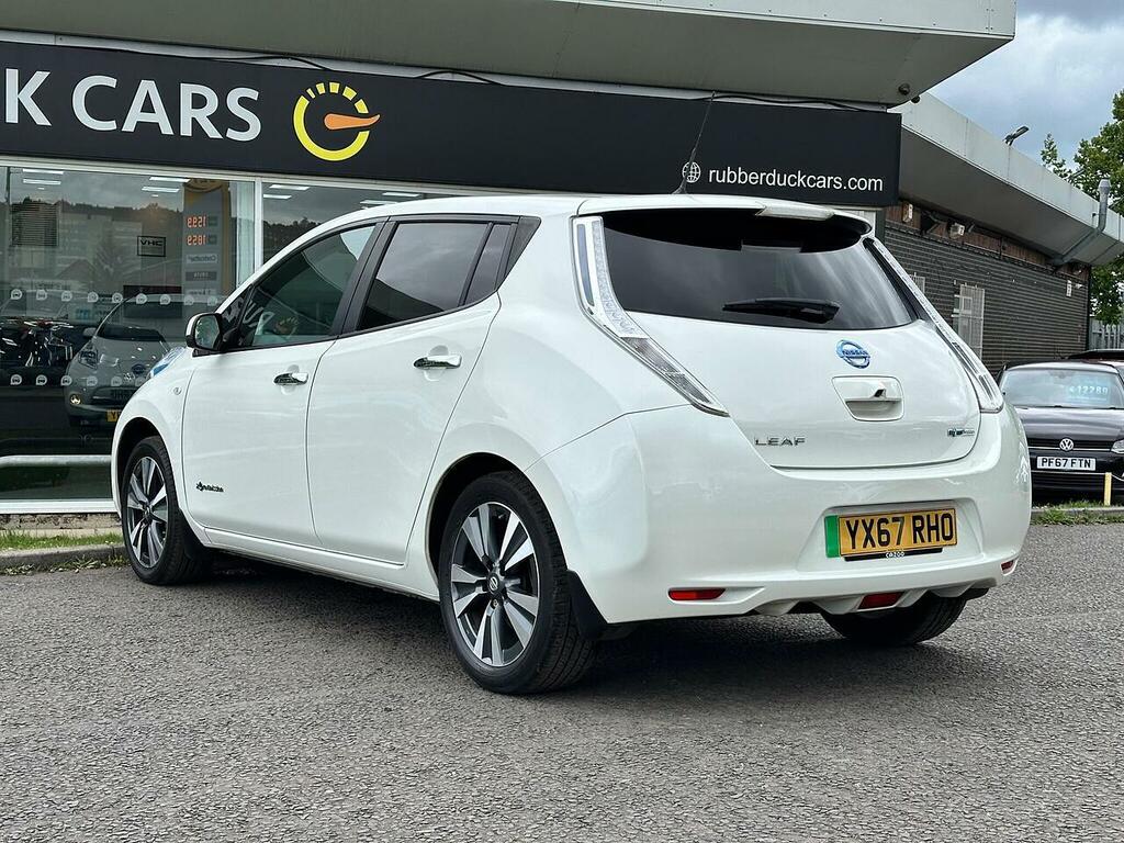 Nissan Leaf 30Kwh Tekna YX67RHO White #4