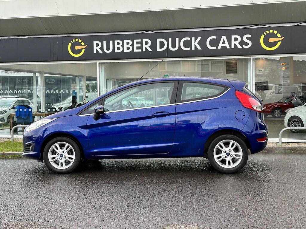 Ford Fiesta 1.25 Zetec Hatchback Euro 6 82 FM16ETJ Blue #4