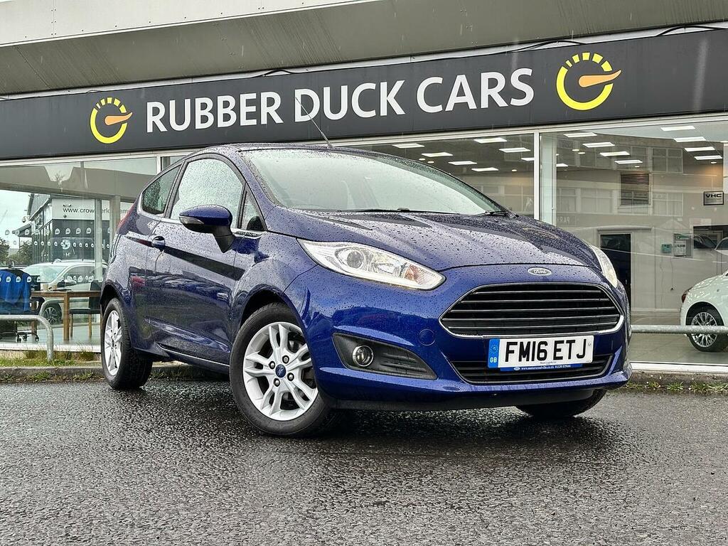 Ford Fiesta 1.25 Zetec Hatchback Euro 6 82 Blue