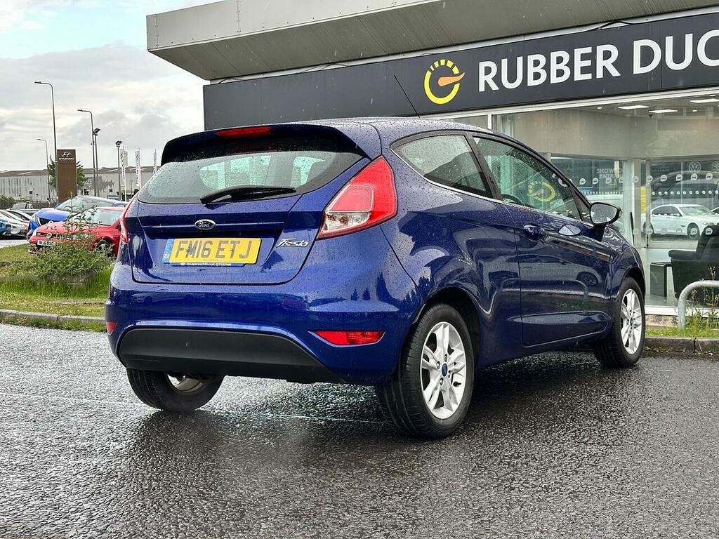 Ford Fiesta 1.25 Zetec Hatchback Euro 6 82 FM16ETJ Blue #6