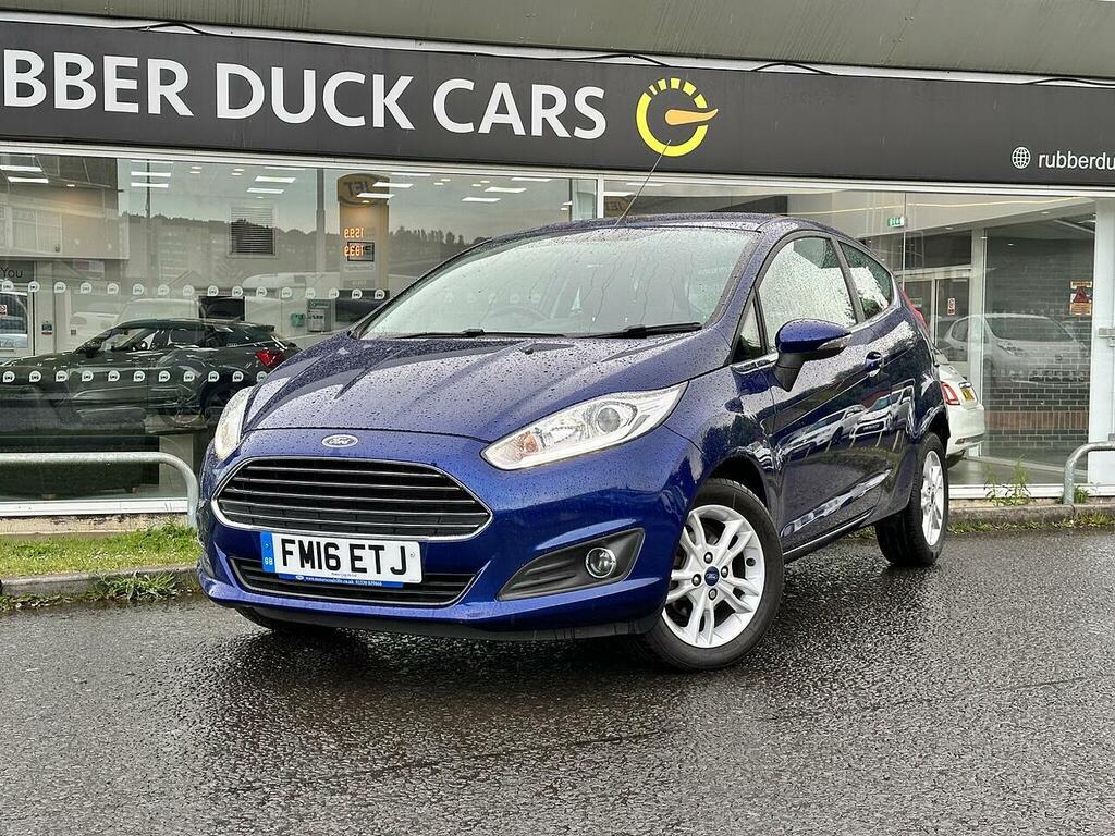 Ford Fiesta 1.25 Zetec Hatchback Euro 6 82 FM16ETJ Blue #3