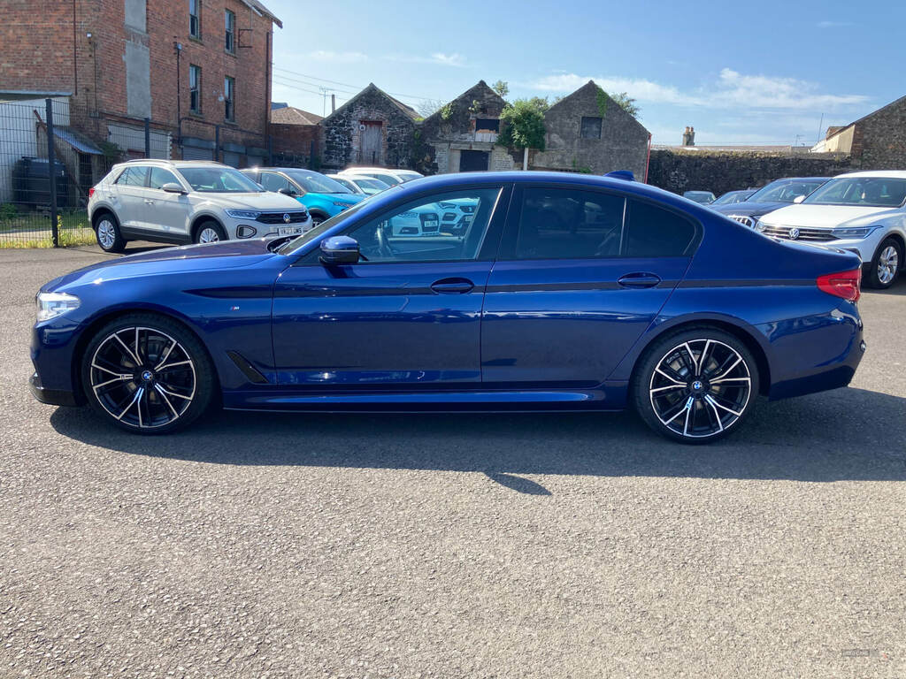 BMW 5 Series 520D M Sport YD19RUL Blue #4