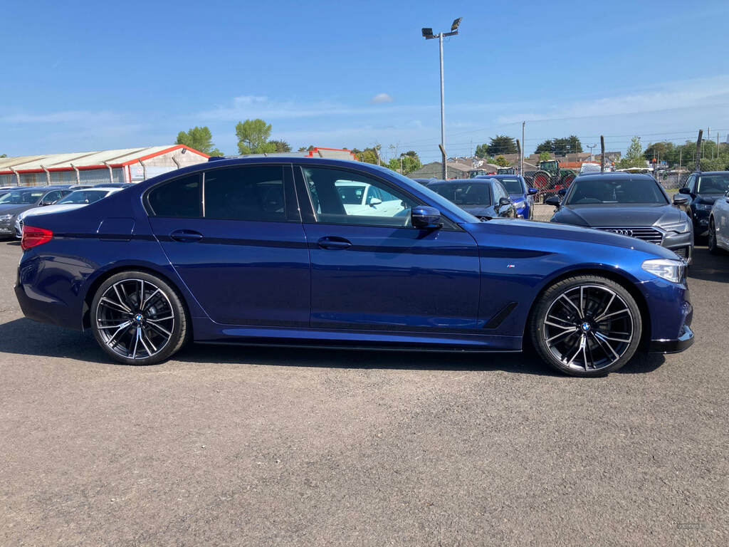 BMW 5 Series 520D M Sport YD19RUL Blue #2