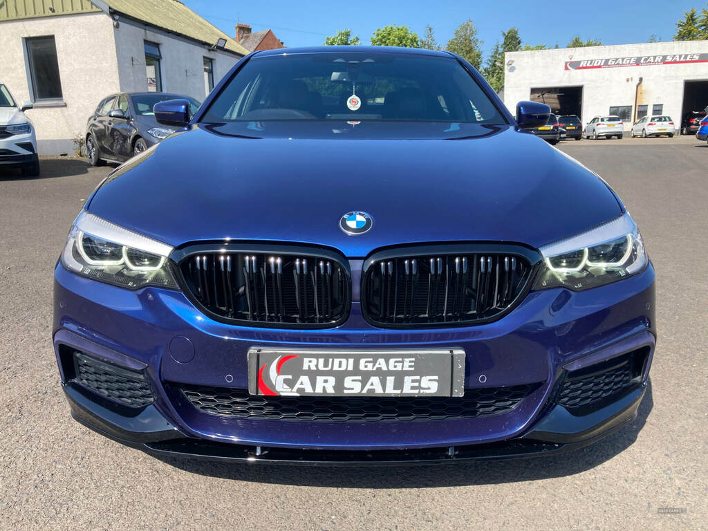 BMW 5 Series 520D M Sport YD19RUL Blue #3