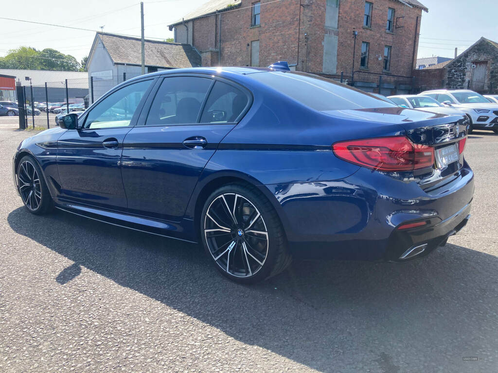 BMW 5 Series 520D M Sport YD19RUL Blue #6