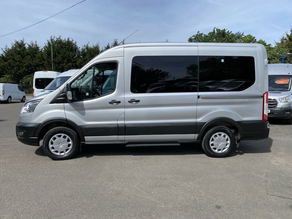 Ford Transit Custom Minibus 2.0 350 Ecoblue Trend 202170 YS70CVE Silver #6