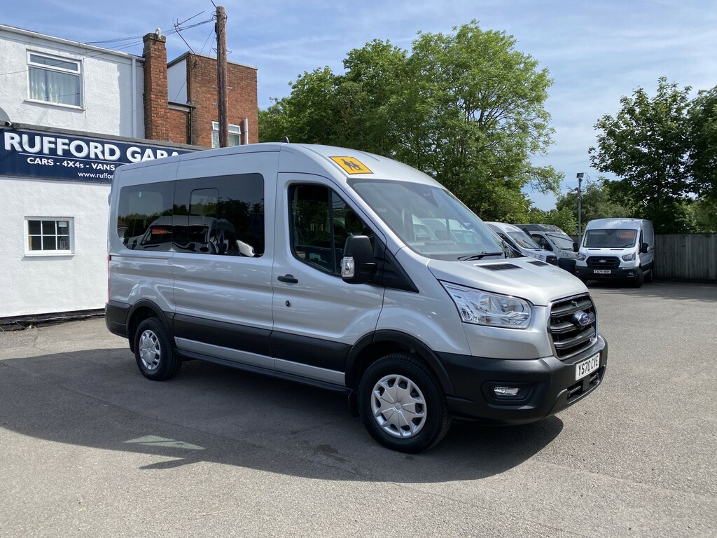 Ford Transit Custom Minibus 2.0 350 Ecoblue Trend 202170 YS70CVE Silver #2