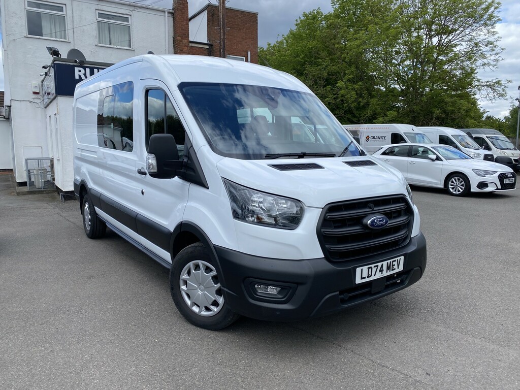Ford Transit Custom Combi Van 2.0 Transit Trend Dciv 350 L3 2.0L Ecobl White