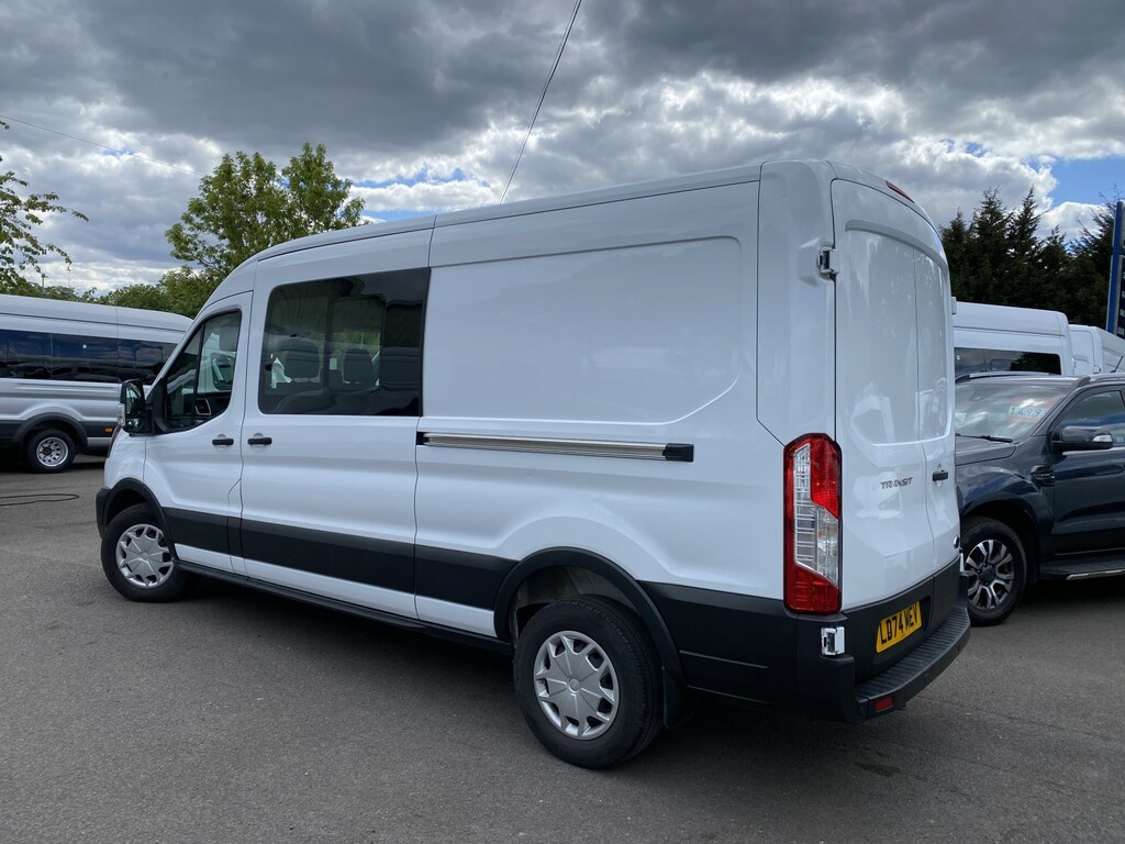 Ford Transit Custom Combi Van 2.0 Transit Trend Dciv 350 L3 2.0L Ecobl LD74MEV White #6