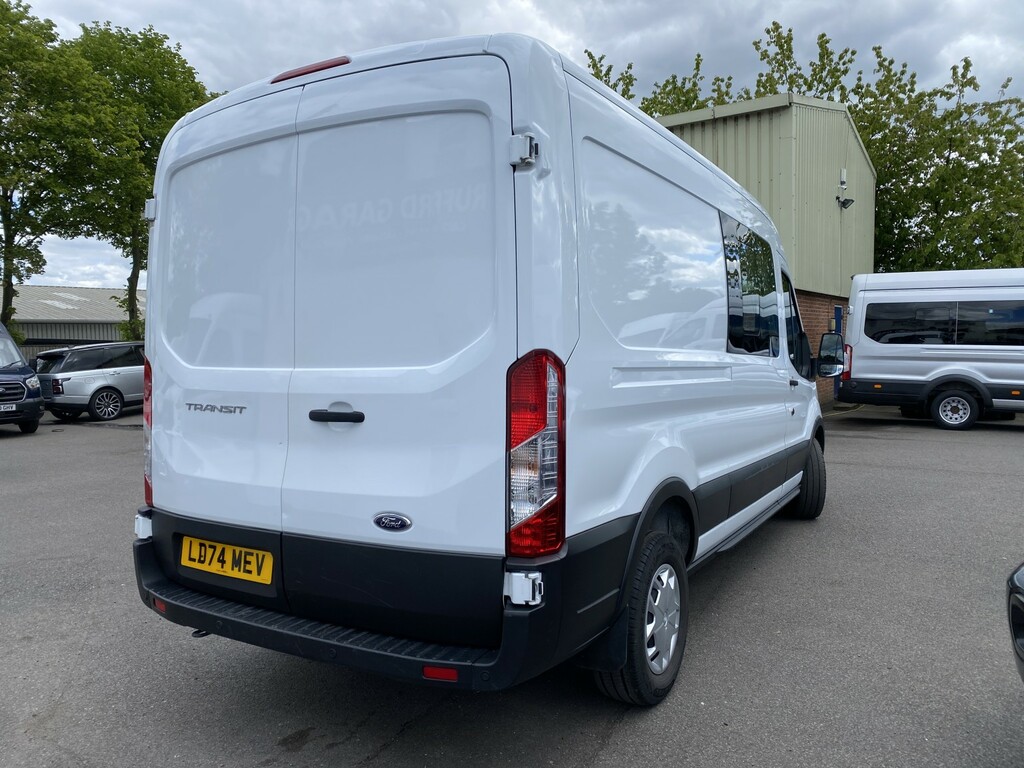 Ford Transit Custom Combi Van 2.0 Transit Trend Dciv 350 L3 2.0L Ecobl LD74MEV White #3