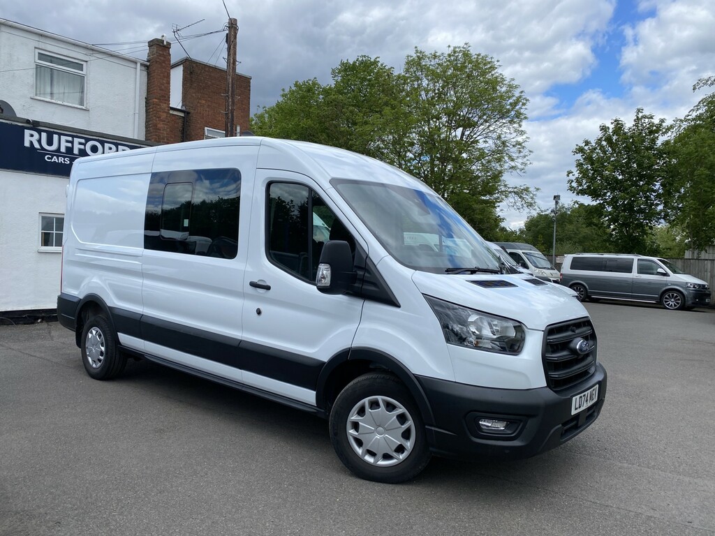 Ford Transit Custom Combi Van 2.0 Transit Trend Dciv 350 L3 2.0L Ecobl LD74MEV White #2