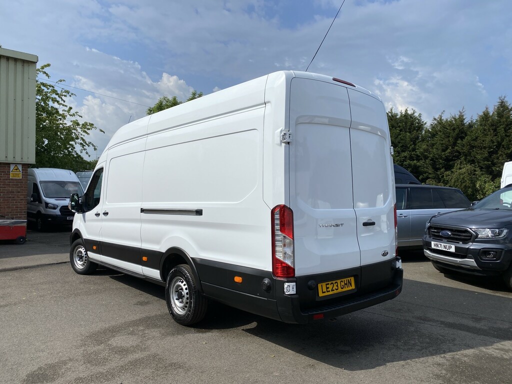 Ford Transit Custom Panel Van 2.0 Transit Leader Van 350 L4 2.0L Ecobl LE23GHN White #5