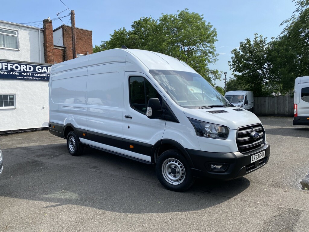 Ford Transit Custom Panel Van 2.0 Transit Leader Van 350 L4 2.0L Ecobl LE23GHN White #2