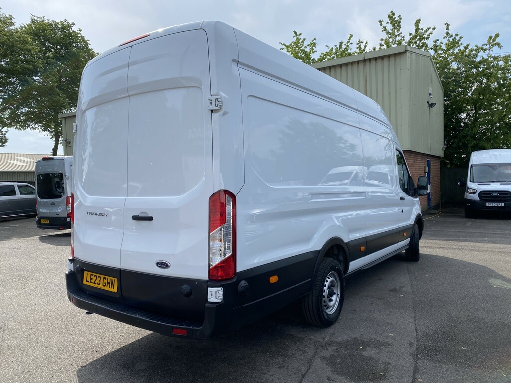 Ford Transit Custom Panel Van 2.0 Transit Leader Van 350 L4 2.0L Ecobl LE23GHN White #3