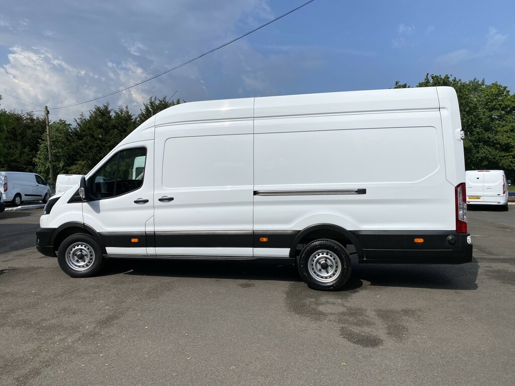 Ford Transit Custom Panel Van 2.0 Transit Leader Van 350 L4 2.0L Ecobl LE23GHN White #6