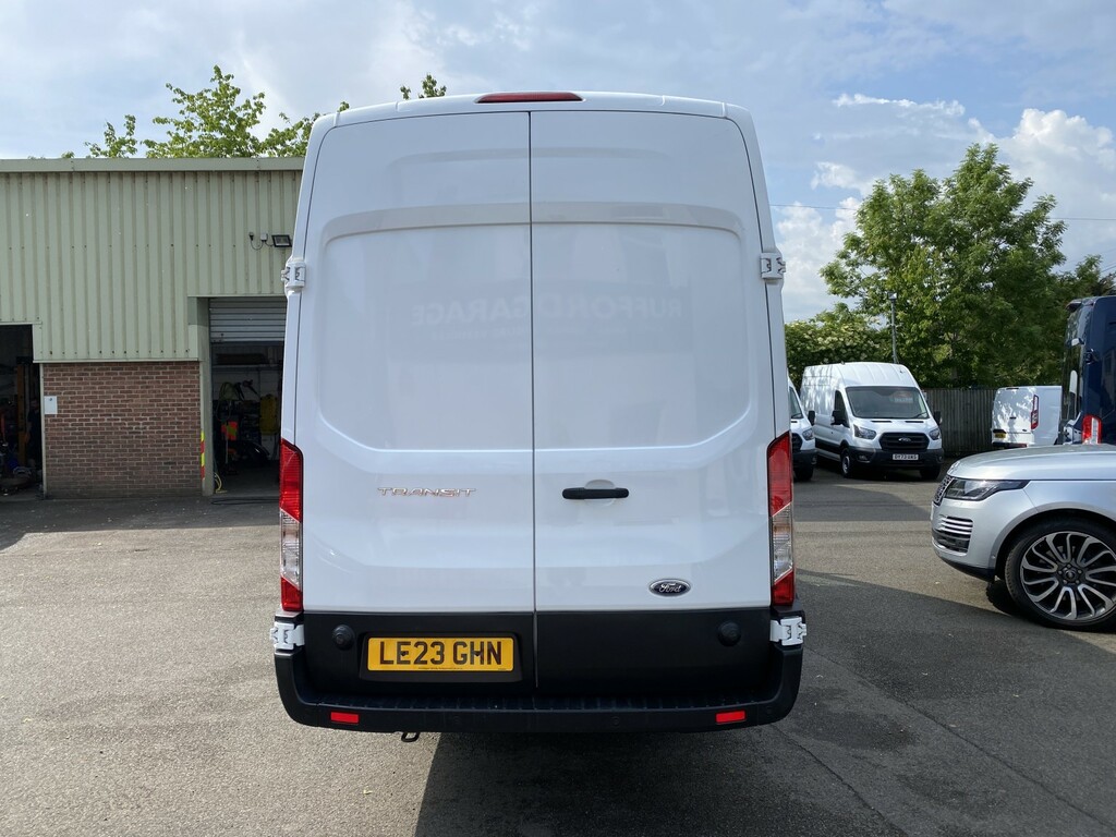 Ford Transit Custom Panel Van 2.0 Transit Leader Van 350 L4 2.0L Ecobl LE23GHN White #4