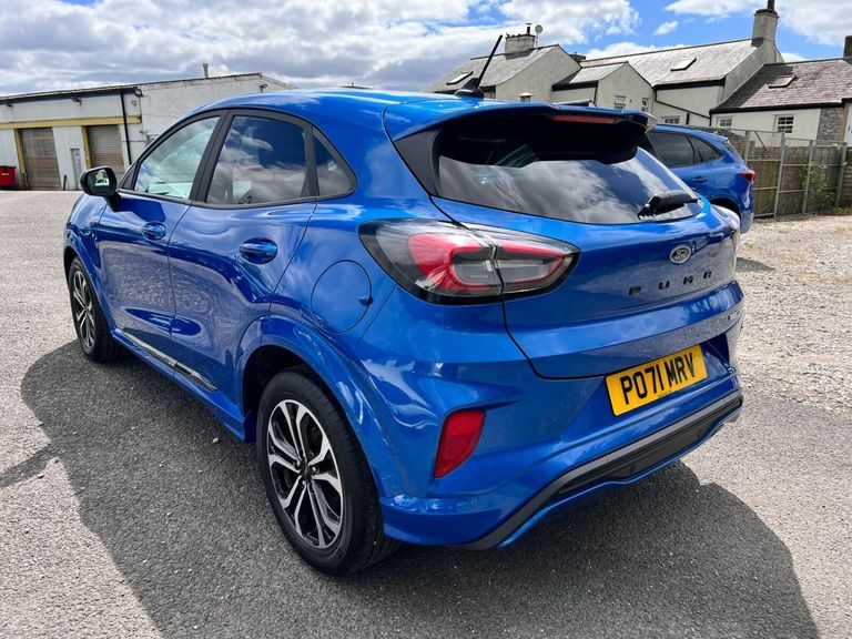 Ford Puma 1.0T Ecoboost Mhev St-line Euro 6 Ss PO71MRV Blue #4