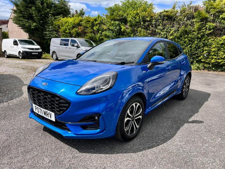 Ford Puma 1.0T Ecoboost Mhev St-line Euro 6 Ss PO71MRV Blue #3
