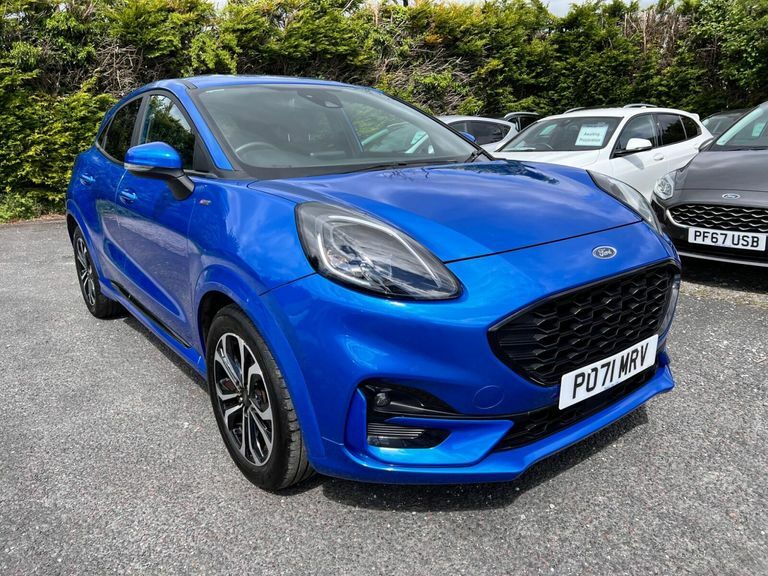 Ford Puma 1.0T Ecoboost Mhev St-line Euro 6 Ss PO71MRV Blue #6