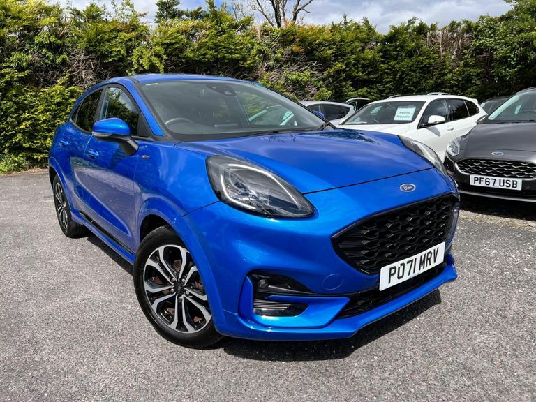 Ford Puma 1.0T Ecoboost Mhev St-line Euro 6 Ss PO71MRV Blue #5