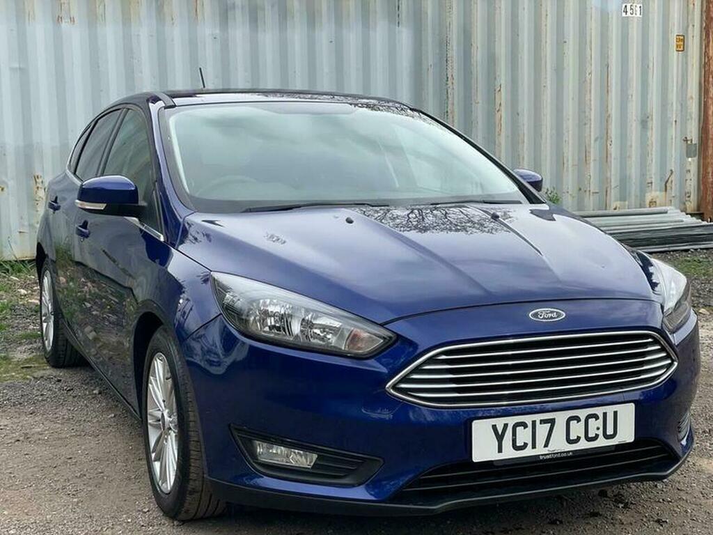 Ford Focus Hatchback 1.0T Ecoboost Zetec Edition Euro 6 Ss YC17CCU Blue #4