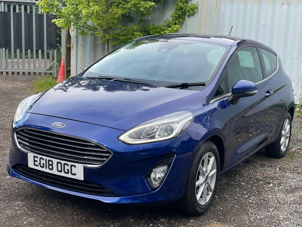 Ford Fiesta Hatchback 1.0T Ecoboost Zetec Euro 6 Ss 20 EG18OGC Blue #5