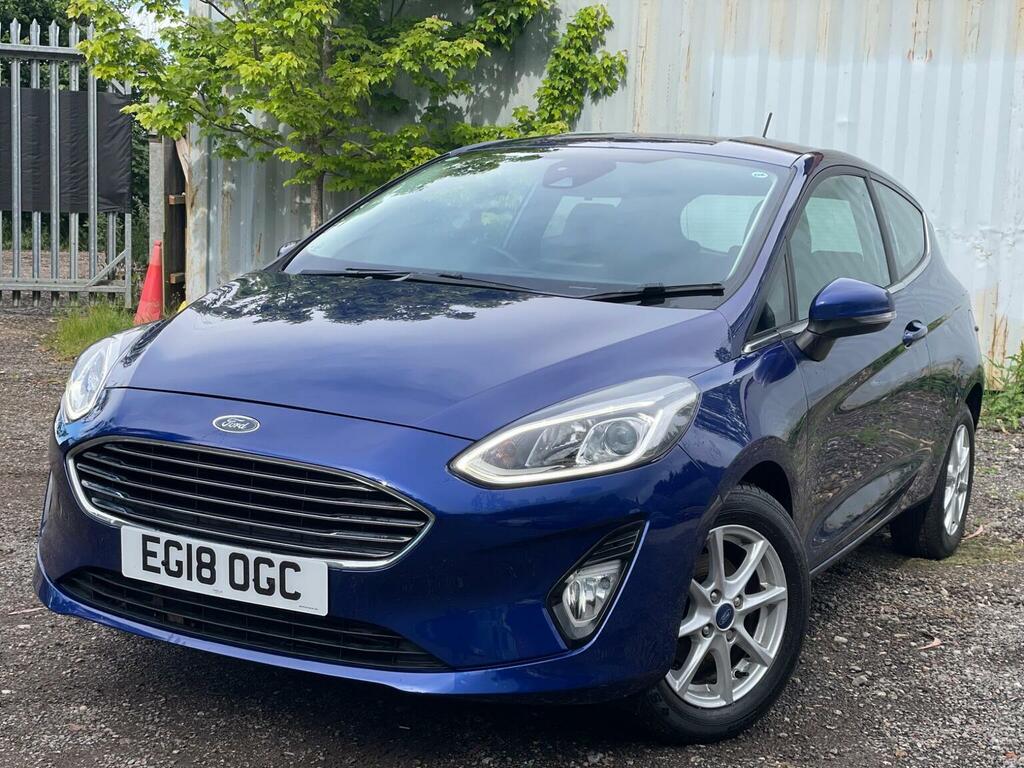 Ford Fiesta Hatchback 1.0T Ecoboost Zetec Euro 6 Ss 20 EG18OGC Blue #2