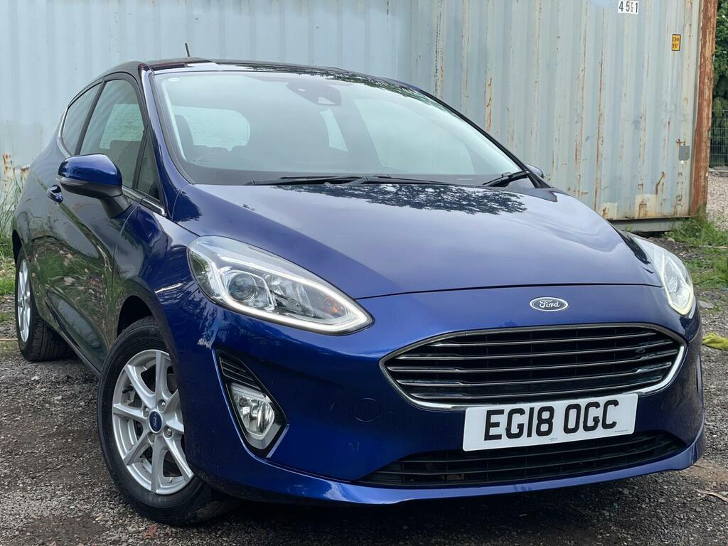 Ford Fiesta Hatchback 1.0T Ecoboost Zetec Euro 6 Ss 20 Blue
