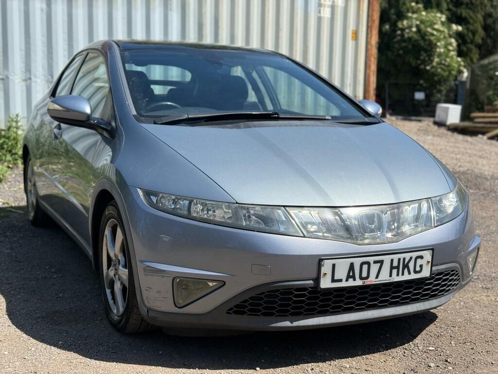Honda Civic Hatchback 1.8 I-vtec Ex I-shift 200707 LA07HKG Blue #4